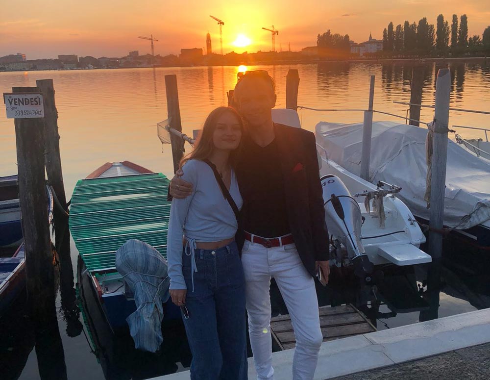 Jon Malmsäter with his daughter Lydia Emma Marie